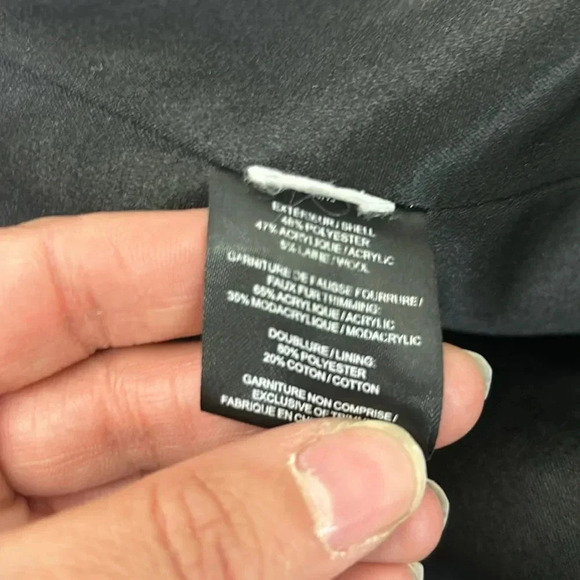 Laura  plus wool blend pea coat - Picture 7 of 8